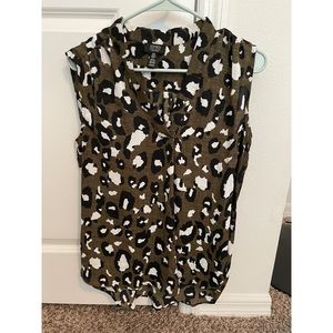 Animal Print Tank Top